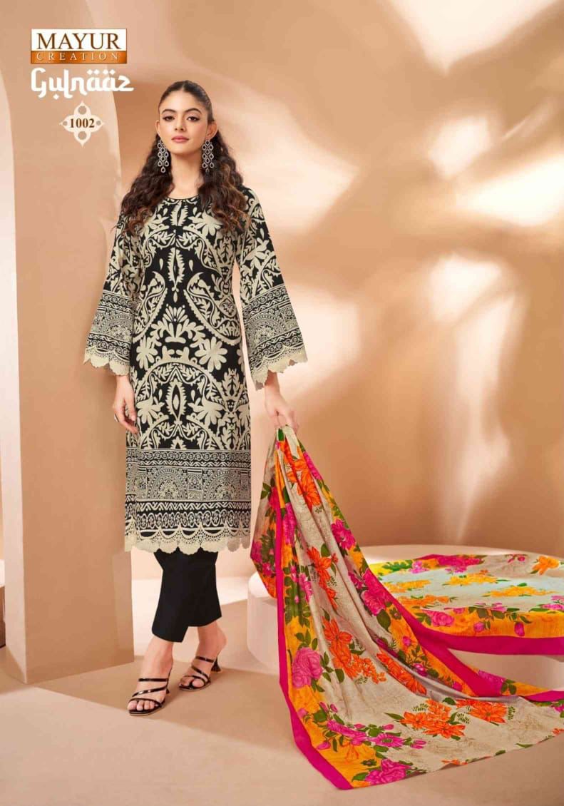 Gulnaaz Vol 1 By Mayur Cotton Printed Surat Dress Material Wholesale Market
